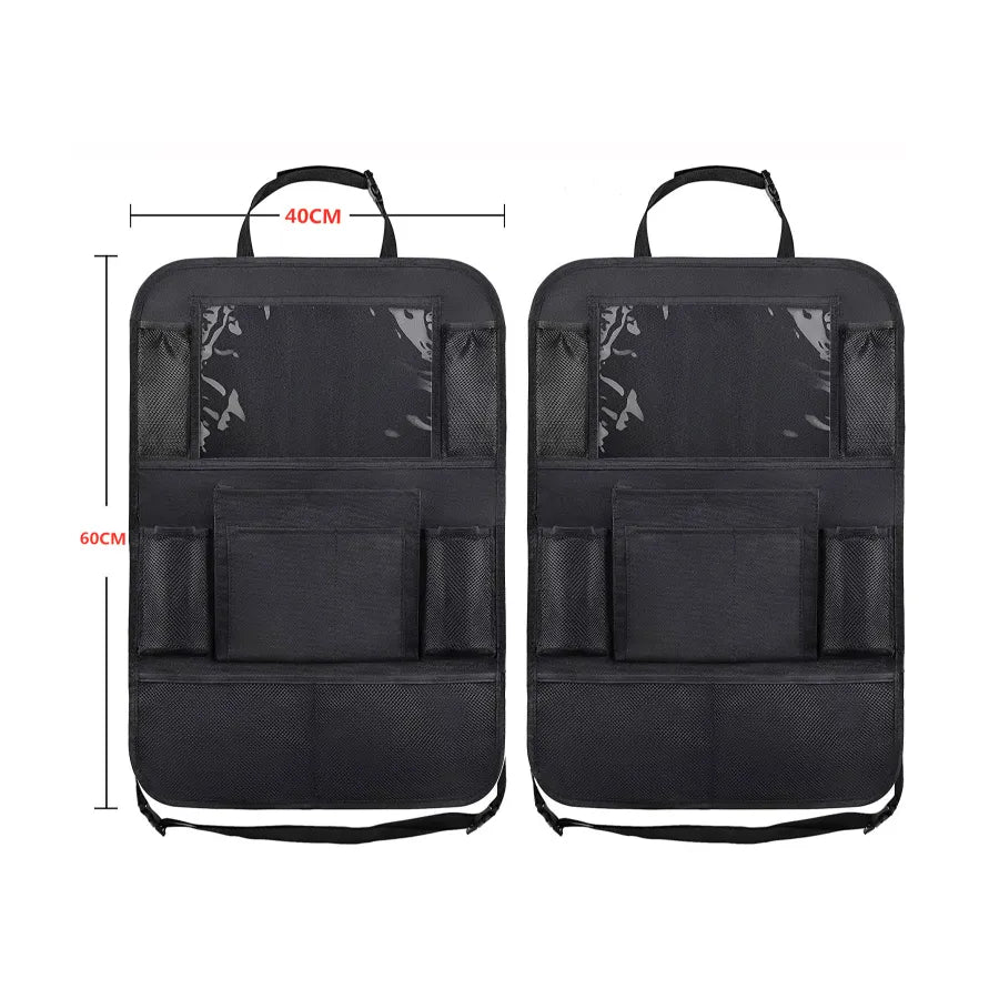 Car Seat Organizer with Storage Compartments